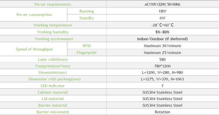cong xoay tripod zkteco ts2000plus 2