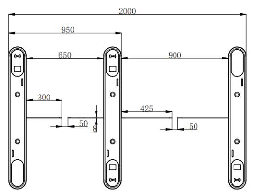 cong swing barie zkteco saturn s1200 3