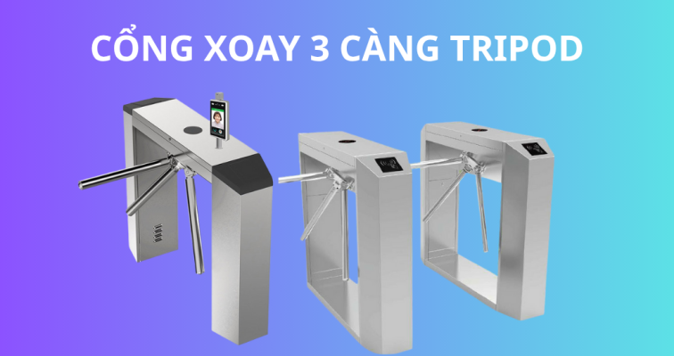 cổng xoay 3 càng, cổng xoay tripod