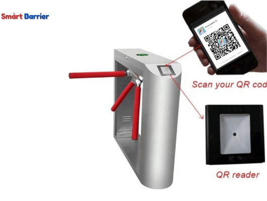 cổng soát vé sử dụng QR code 