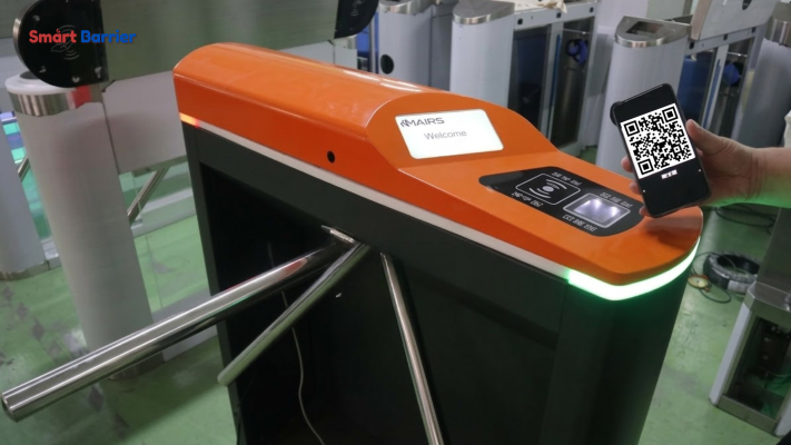 cổng soát vé sử dụng QR code