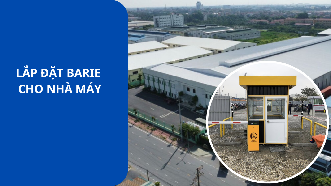 lắp barie cho nhà máy