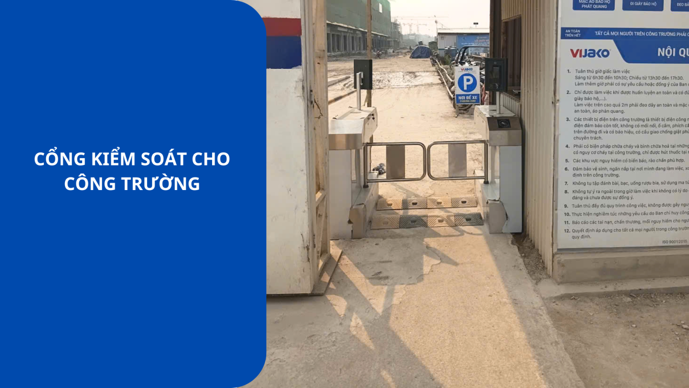 cổng kiểm soát cho công trường