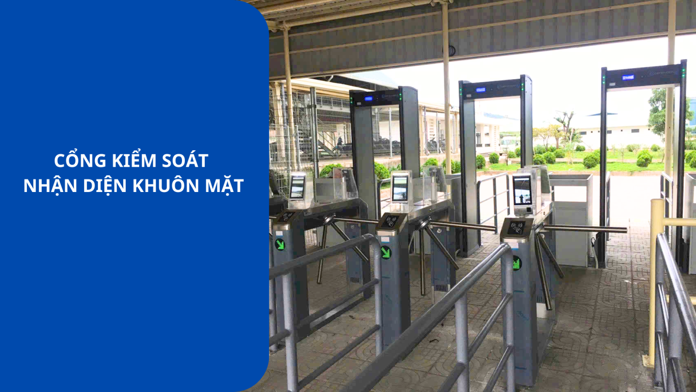 cổng kiểm soát nhận diện khuôn mặt