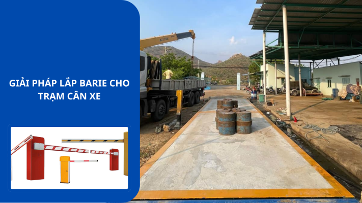 lắp barie cho trạm cân xe