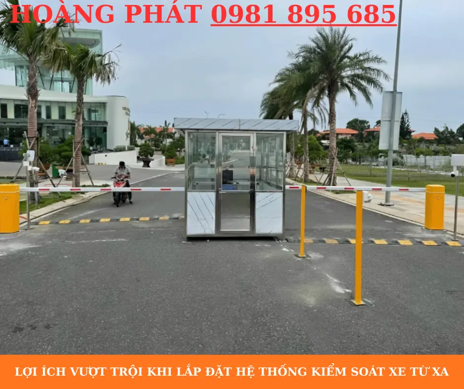 lắp barie cho khu công nghiệp