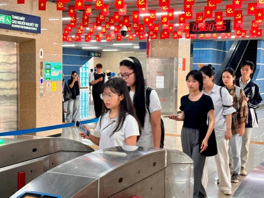 cổng bán vé cho khu vui chơi