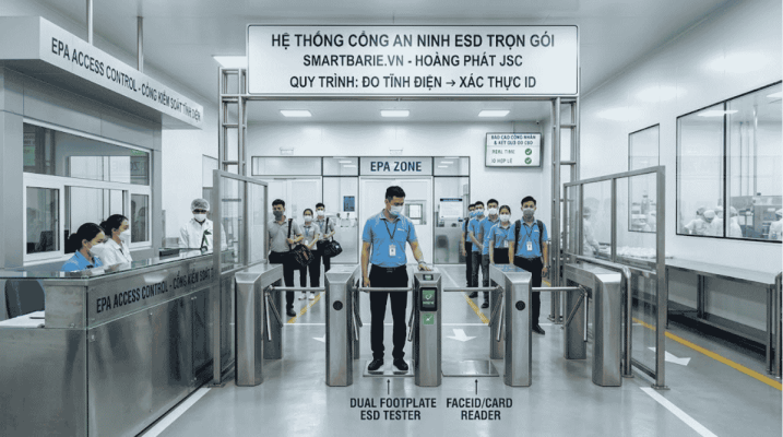 đơn vị chuyên lắp cổng kiểm soát ra vào phòng sạch