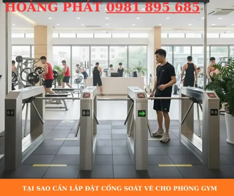 Lắp cổng soát vé cho phòng gym ở miền Trung -[ Báo giá ,thi công trọn gói ] 2026 | lắp cổng soát vé cho phòng gym ở miền Trung